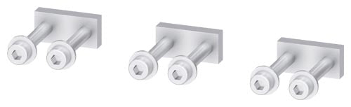 Conexión plana por tornillo 3 uds. rosca en pulgadas accesorios para: 3VA57/58/59 3VA67/68/69