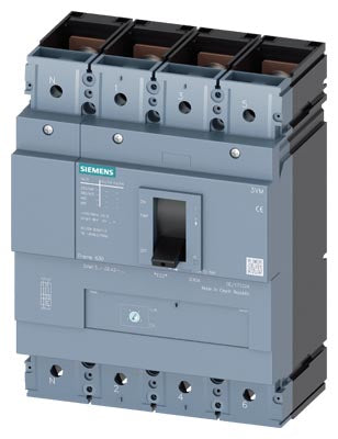 Interruptor automático, 4 Polos, Clase M Icu=55kA, ATFM, In=320 A, Ir=224A a 320A Ii=10 x In