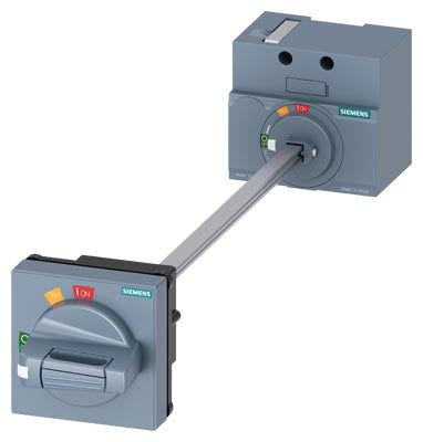 Accionamiento giratorio para puerta estándar, grado de protección IP65, con enclavamiento de puerta, compatible con 3VM 100/160