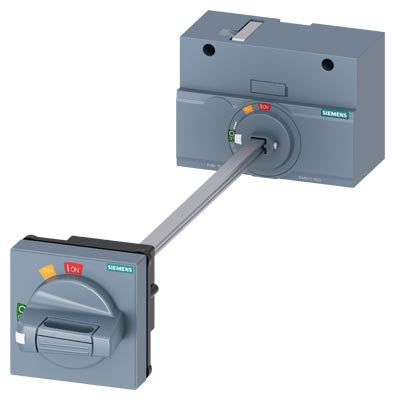 Accionamiento giratorio grado de protección IP65 con enclavamiento de puerta compatible con 3VM 250