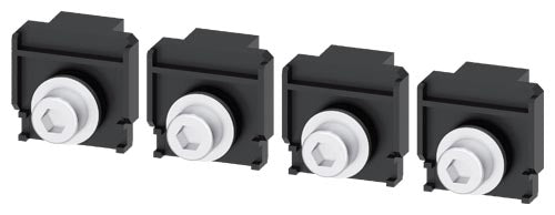 Terminales de conexión plana con tornillos, 4 unidades, compatible con 3VM 630
