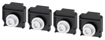 Terminales de conexión plana con tornillos, 4 unidades, compatible con 3VM 630