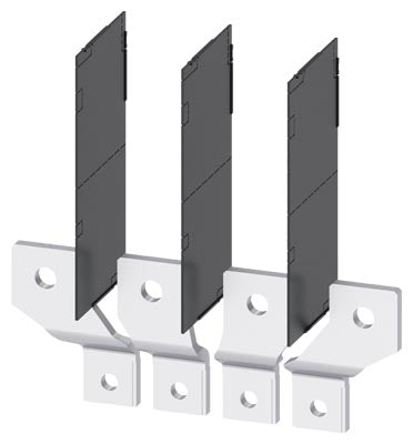 Terminales de conexión a barra con separadores de fase, 4 unidades, compatible con 3VM 400/630