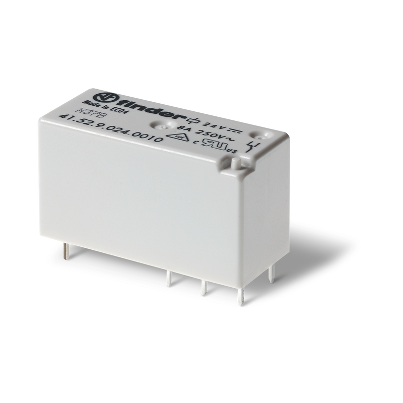 Rele Miniatura 2P. 8 Amp. Bob 24 Vac