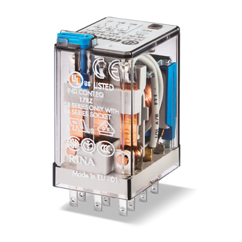 Relé Serie 55 Faston 10 a 3 polos