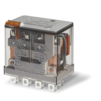 Relé Potencia Serie 56 4 polos 12 A Bobina 125 Vdc