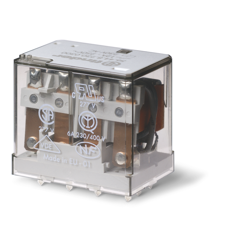 Relé De Potencia P/C.I. 4 Inversor 12A 110 Vcc