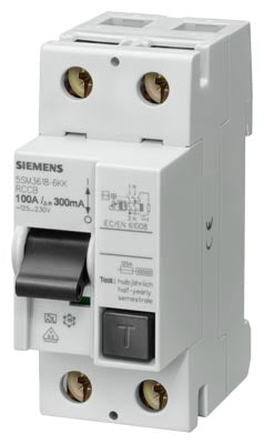 Interruptor Diferencial 2 Polos (1P+N), 300mA, 125A