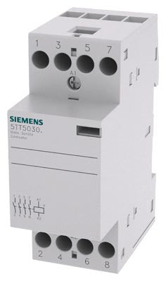 Contactor Instantaneo 4NA, hasta 400V AC, corriente nominal In=25A, Voltaje Control 24 AC/24V DC