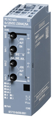 ET 200SP RQ NO-MA4x120VDC..230VAC/5A ST, con accionamiento manual