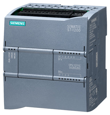 S7-1200, CPU 1211C, 6DI/4DO/2AI - DC/DC/DC