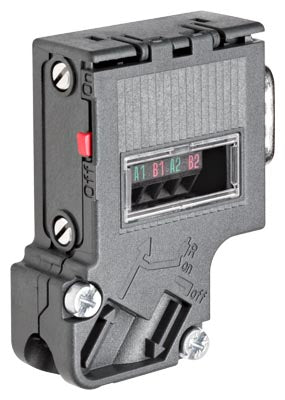Conector Profibus - Salida de cable oblicua, sin conector hembra para PG