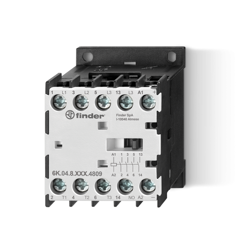 Mini contactor 9A 400V AC3 - 4NO 230VAC