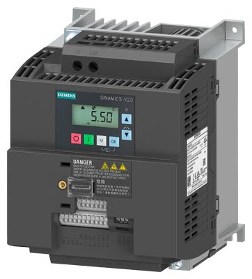 Sinamics V20 - 2,2 Kw 200-240 V 1 Ac - Uss/Modbus Rtu Con Bop Incorporado