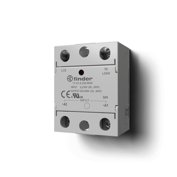Rele SSR montaje a Panel 25A zero crossing 600VAC - In 24VDC