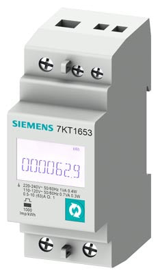 Medidor 7KT PAC 1600, conexión monofásica hasta 63A, protocolo Modbus RTU (C)