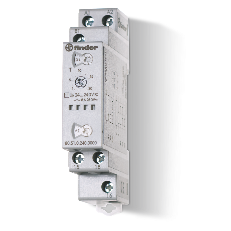 Rele temporizador modular multitension