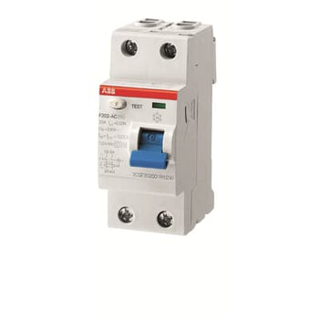 Interruptor Diferencial F202 AC-25/0,03, Tipo AC 2P 25A 30mA