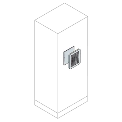 KIT VENTILACION NATURAL IP21/IP54 325X325MM 7035