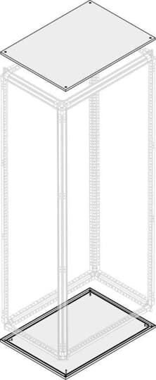 IP65 Tapa Techo/Base Ciega An=800mm Prof=500mm