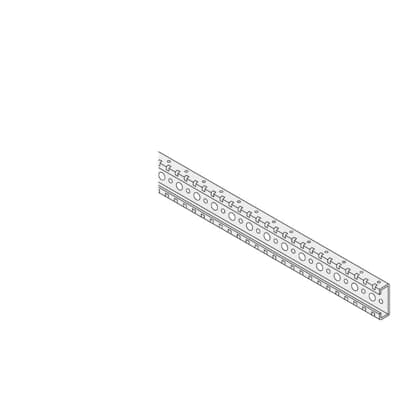 2 Travesaño acero galvanizado L=638mm