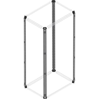 4un. Pilar estructural Acero Galv. Al=2000mm