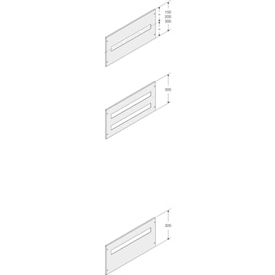 24 DIN Panel Modular Al=200mm An=600mm