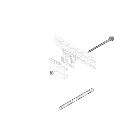10 STAINLESS STEEL TIE RODS L=120MM