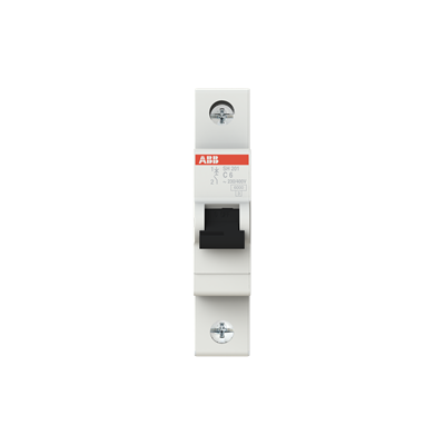Interruptor Automático SH201-C6, 1P 6A Curva C 6.000A