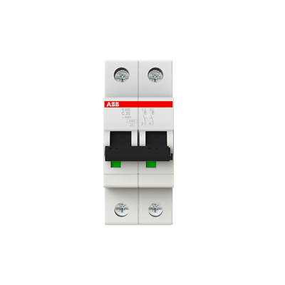 Interruptor Automático S202-C20, 2P 20A Curva C 6.000/10kA