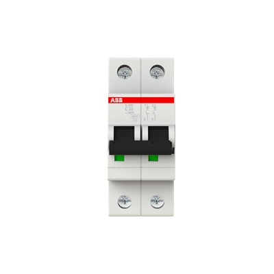Int. Automatico S202-C25, 2P 25A Curva C 6.000/10kA