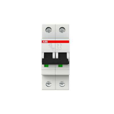 Interruptor Automático S202-C10, 2P 10A Curva C 6.000/10kA