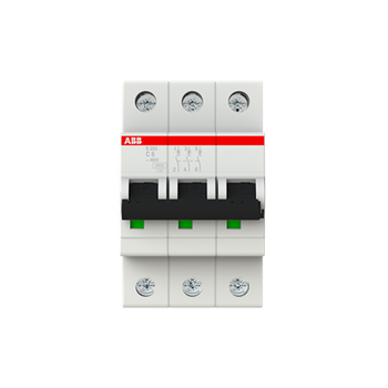 Interruptor Automático S203-C6, 3P 6A Curva C 6.000/10kA