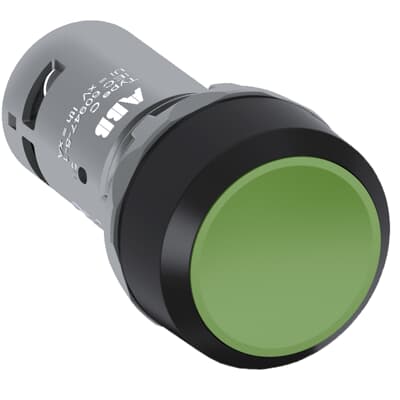 Pulsador compacto verde 1NC CP1-10G-01