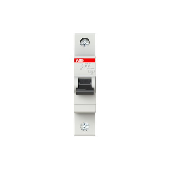 Int. Automatico SH201-C25, 1P 25A Curva C 6.000A