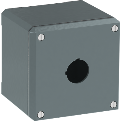 Caja 1 elemento 22MM. Aluminio