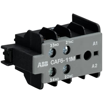 Contacto auxiliar frontal (1na+1nc) CAF6-11M para B6-B7-BC6-BC7 (-30-10)
