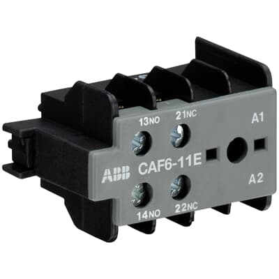Contacto auxiliar frontal (1na+1nc) CAF6-11E para B6-B7-BC6-BC7 (-40-00)
