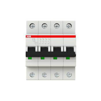 Int. Automatico S204-C25, 4P 25A Curva C 6.000/10kA