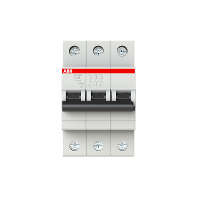 Int. Automatico SH203-C25, 3P 25A Curva C 6.000A