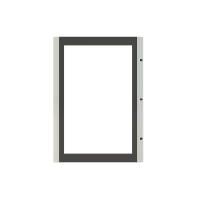 Puerta transparente 855x585mm T5