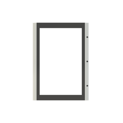 Puerta transparente 855x585mm T5