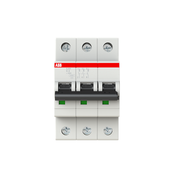 Interruptor Automático S203-C2, 3P 2A Curva C 6.000/10kA