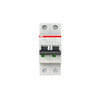 Interruptor Automático S202-C4, 2P 4A Curva C 6.000/10kA