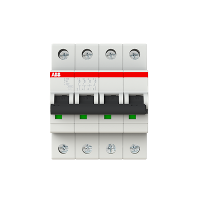 Int. Automatico S204-C6, 4P 6A Curva C 6.000/10kA