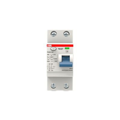 Int. Diferencial F200 Tipo AC 2P 25A 10mA