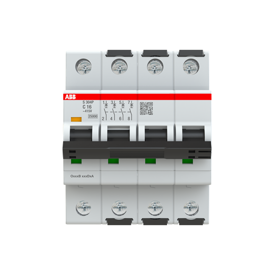 Int. Automatico S304P-C16, 4P 16A Curva C 25kA
