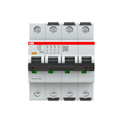 Int. Automatico S304P-C32, 4P 32A Curva C 15kA