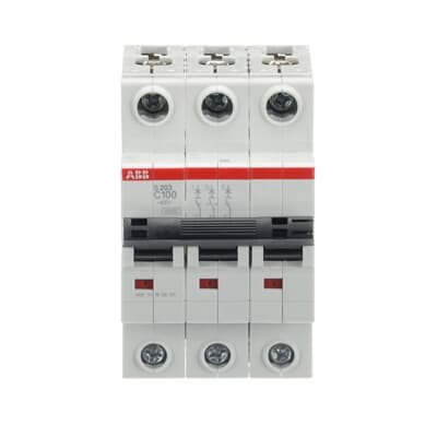 Int. Automatico S803B-C100, 3P 100A Curva C 16kA