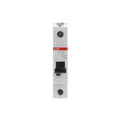 Interruptor Automático S201-C4, 1P 4A Curva C 6.000/10kA